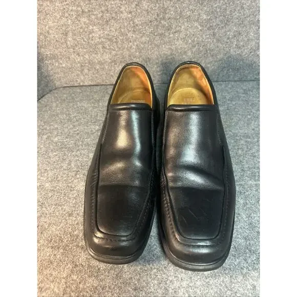 Johnston Murphy Goodwin Black Leather Venetian‎ Loafers Johnston Murphy Mens Goodwin Venetian Loafer Size 10 M Black  main image 3